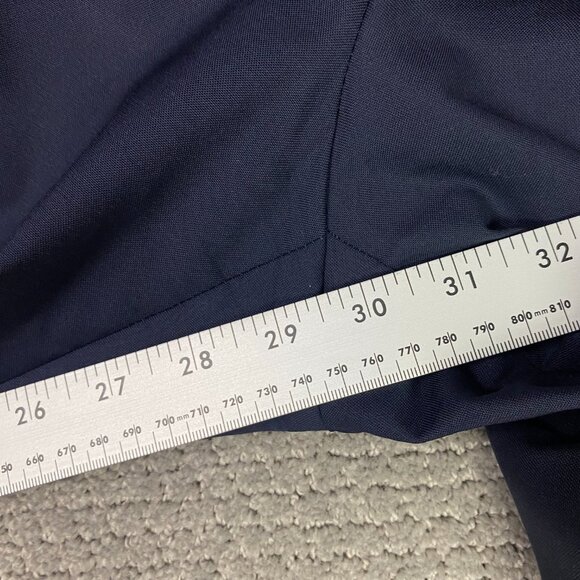 J. CREW Crosby Loro Piana Suit Pants Dress Mens 35 x 30 Fits 37 x 29.5 Navy Wool - Picture 16 of 16